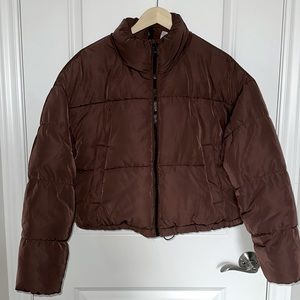 H&M puffer jacket Brown